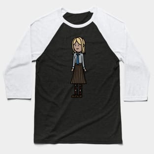 Lady Truth Cartoon 4 Baseball T-Shirt